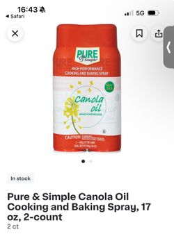 Canola Oil Spray