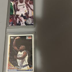 2 Chris Webber Upper Deck & Topps Basketball Cards