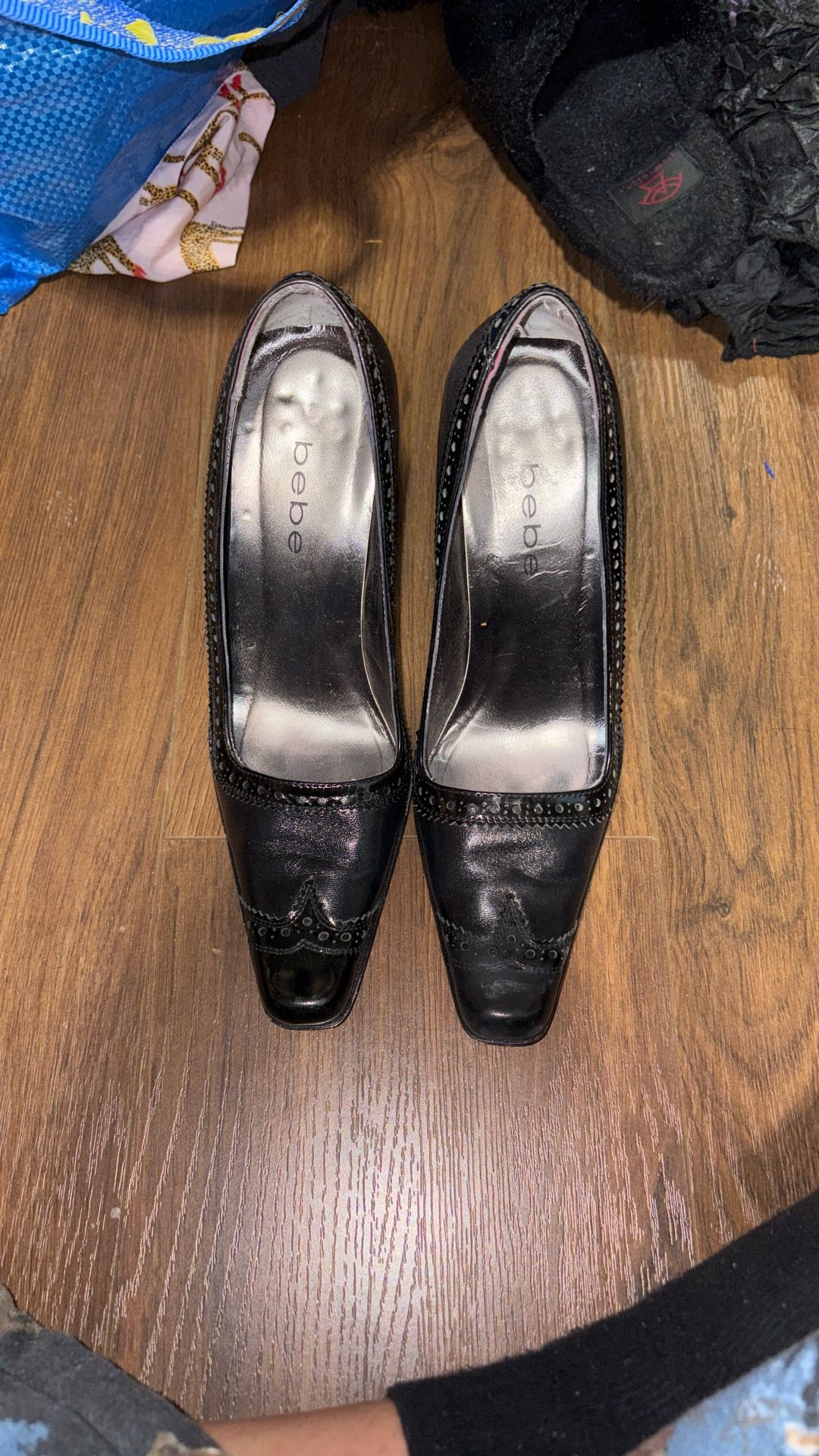 BEBE Black Heels Size 7