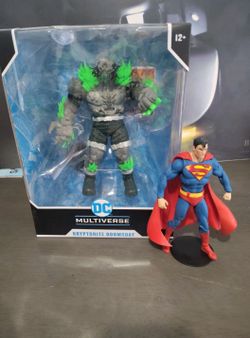 Mcfarlane kryptonite doomsday and action comics 1000 Superman