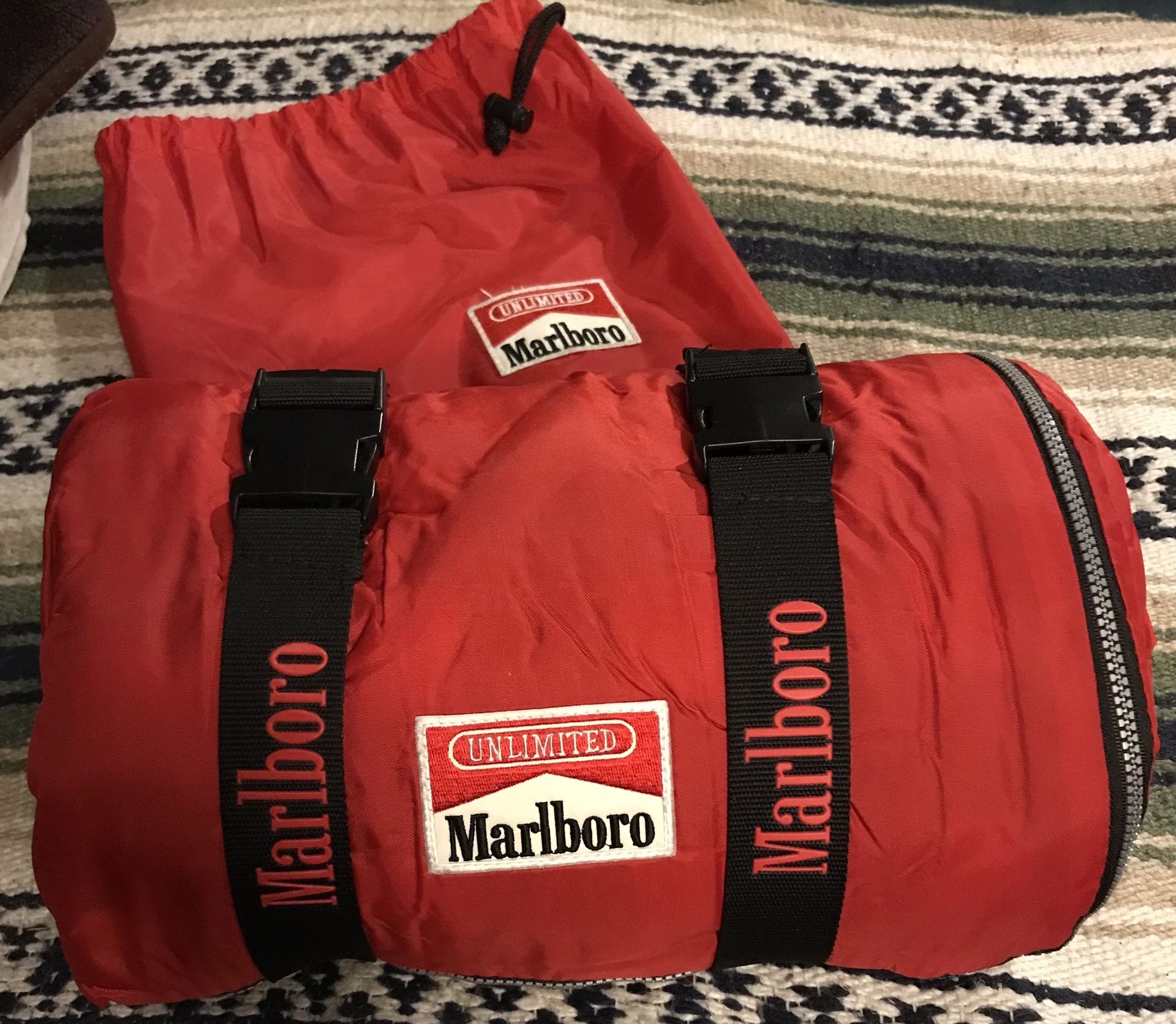 Vintage Marlboro Sleeping Bag