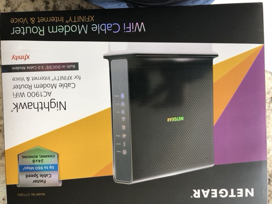 Nighthawk Comcast xfinity ac1900 WiFi modem - $250
