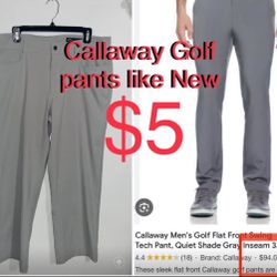 $5 Golf Pants Callaway like New size 34x30 please check my listings ty