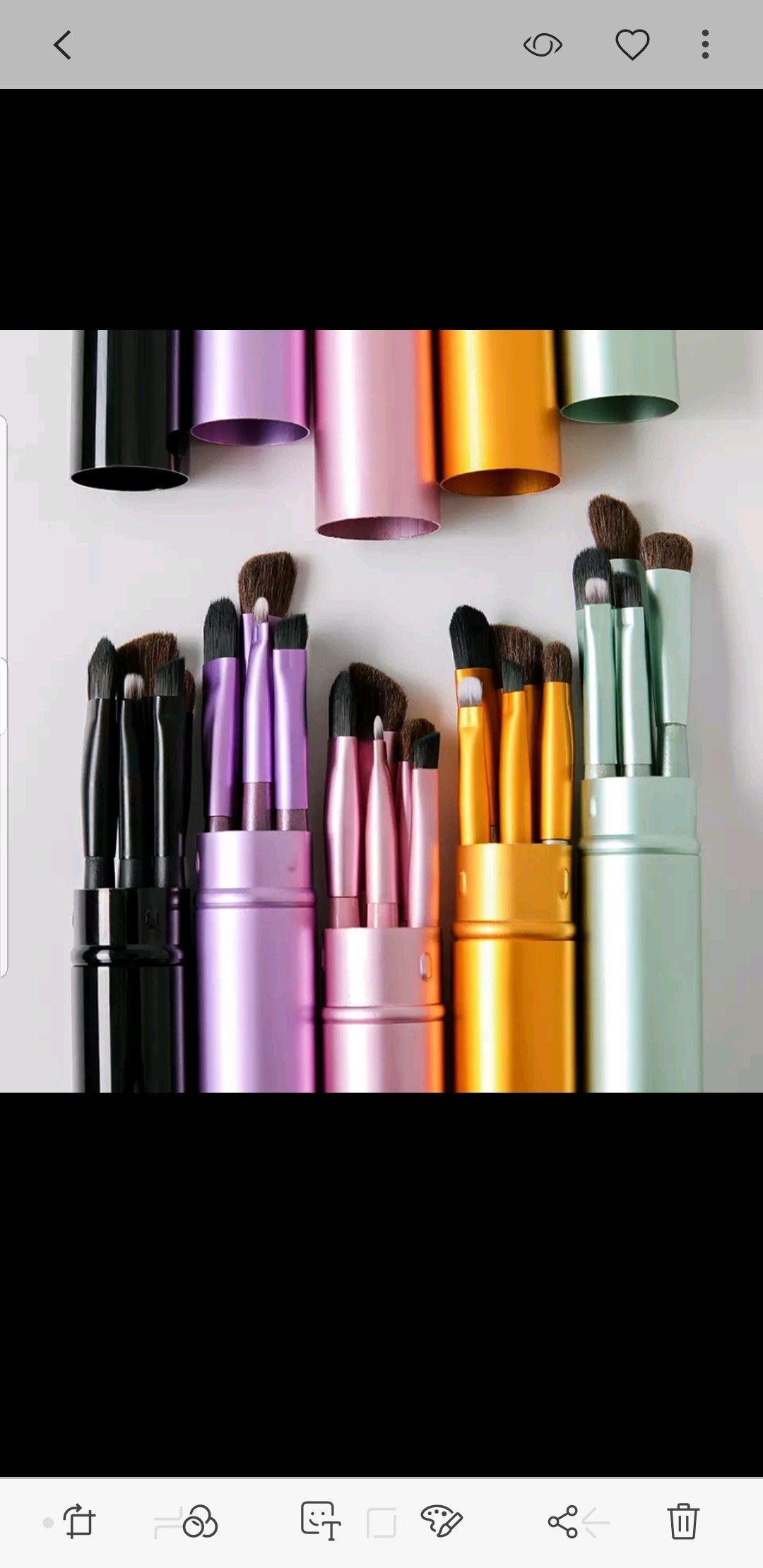 Brand New Cute Travel Makeup Brushes.