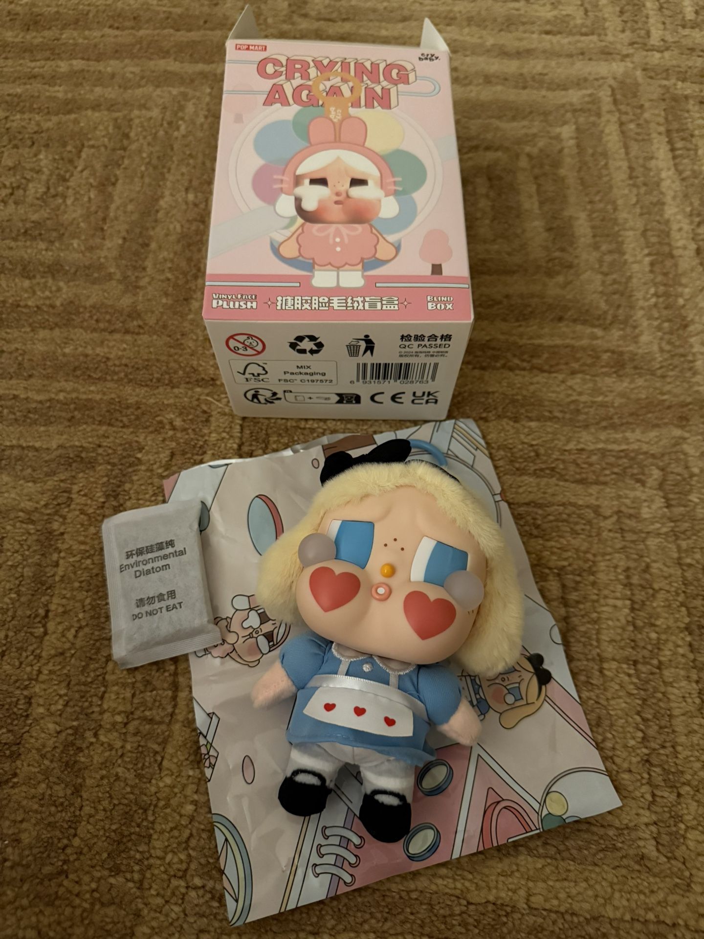 CRYBABY Crying Again Series-Vinyl Face Plush Blind Box