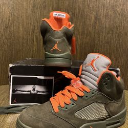 AIR JORDAN 5 Retro LS OLIVE 🫒 2006 ORIGINAL w/ Box!! 314259-381 Men’s 12.5 CLEAN!! 