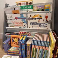 kids bookshelf, kids book.