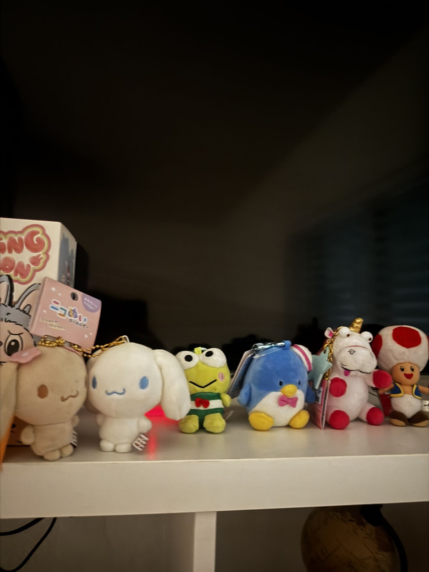 Sanrio and Universal Studios Plushies And Keychains