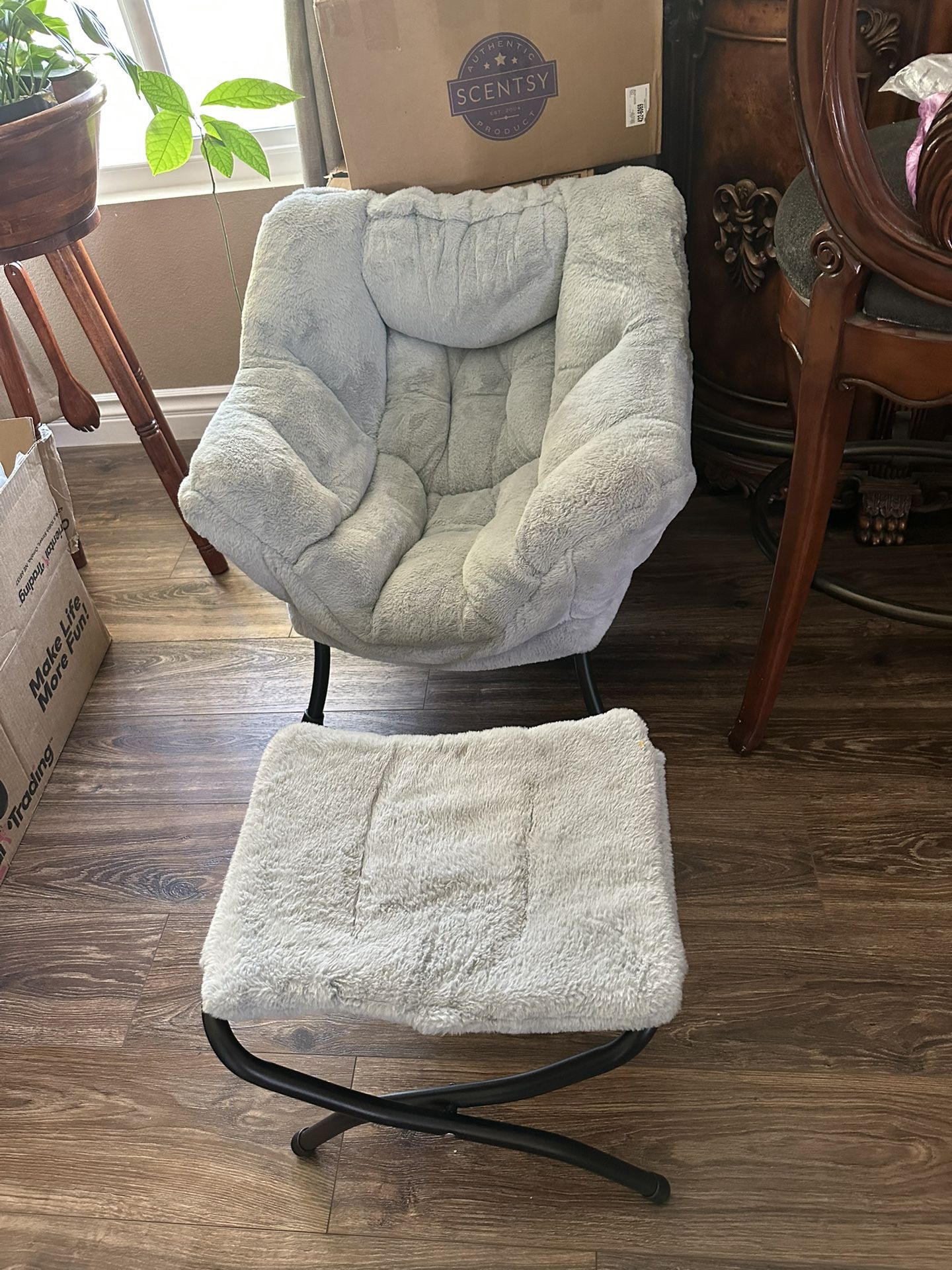 Small Chair And Foot Stool