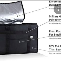  isolated food delivery bag