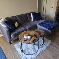 Velvet Couch 