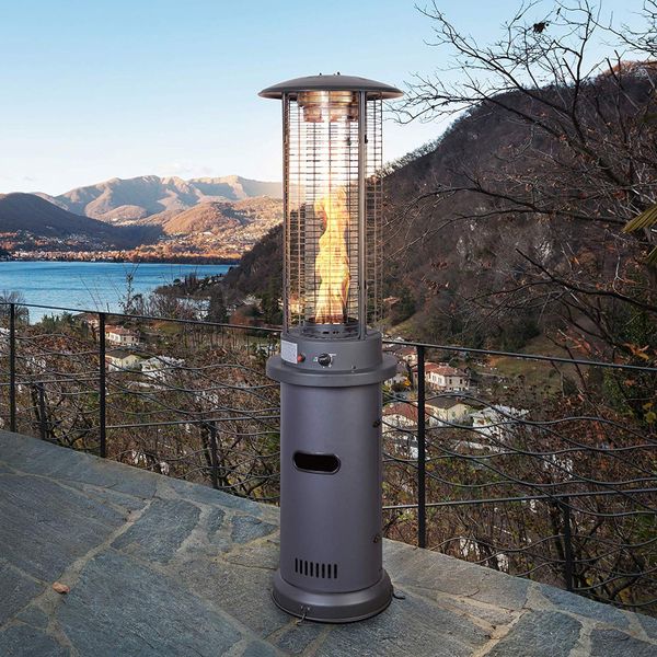 New Outdoor Patio Stand Up Heater Fire Pit Propane Gas For Sale In
