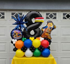 Lego balloon bouquet