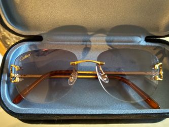 Cartier Rimless Luxury Glasses – Gold Finish