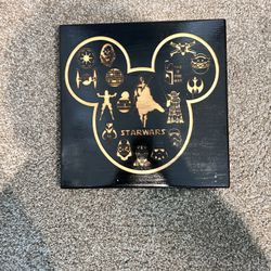 Star Wars Disneyland REAL WOOD laser Cutout