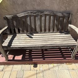 Teak bench