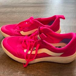Pink van shoes Size 8.5