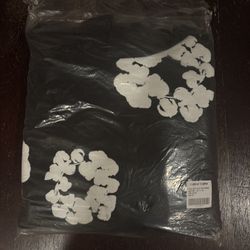 Black Denim Tear Hoodie Brand New