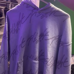 Purple Jordan Flight Hoodie