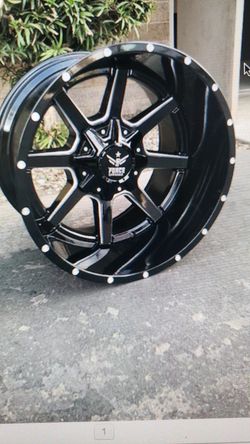 20x12 Force wheels 6x5.5 5x139.7 5x127