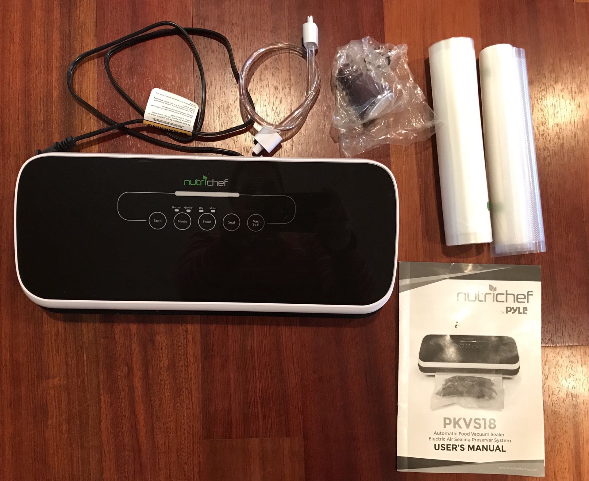Nutrichef Automatic Food Vacuum Sealer - Electric Air Sealing Preserver System