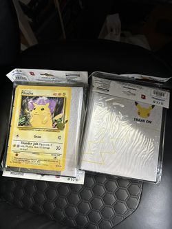 Pokemon 25th Anniversary First Partner Collector's Binder SEALED w/Pikachu 