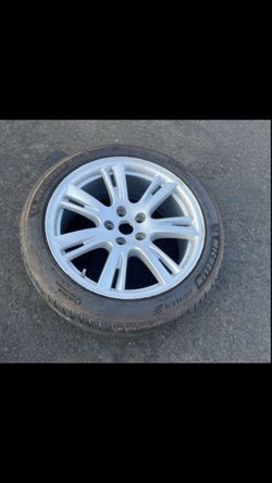 1 X 245/45zr19 5x120 5x4.72 Stock Tesla Model S Bmw Chevy Camaro Wheel Rim Tire!!!!!!!!!!!