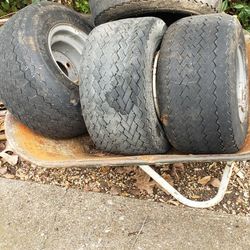 4 Golf Cart Tires With Rims