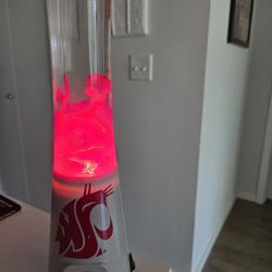 WSU Cougar Lava Lamp W Speaker