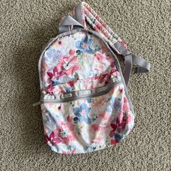 Lesportsac floral backpack