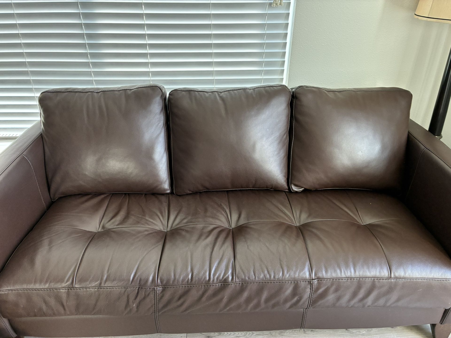 Leather Couch & Loveseat 