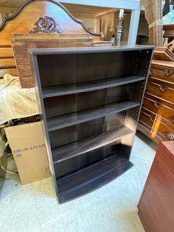 Dark Brown 5-Shelf Bookcase