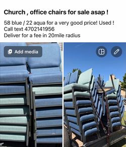 Church chair office
