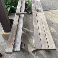 Picnic Benches In Need Of TLC