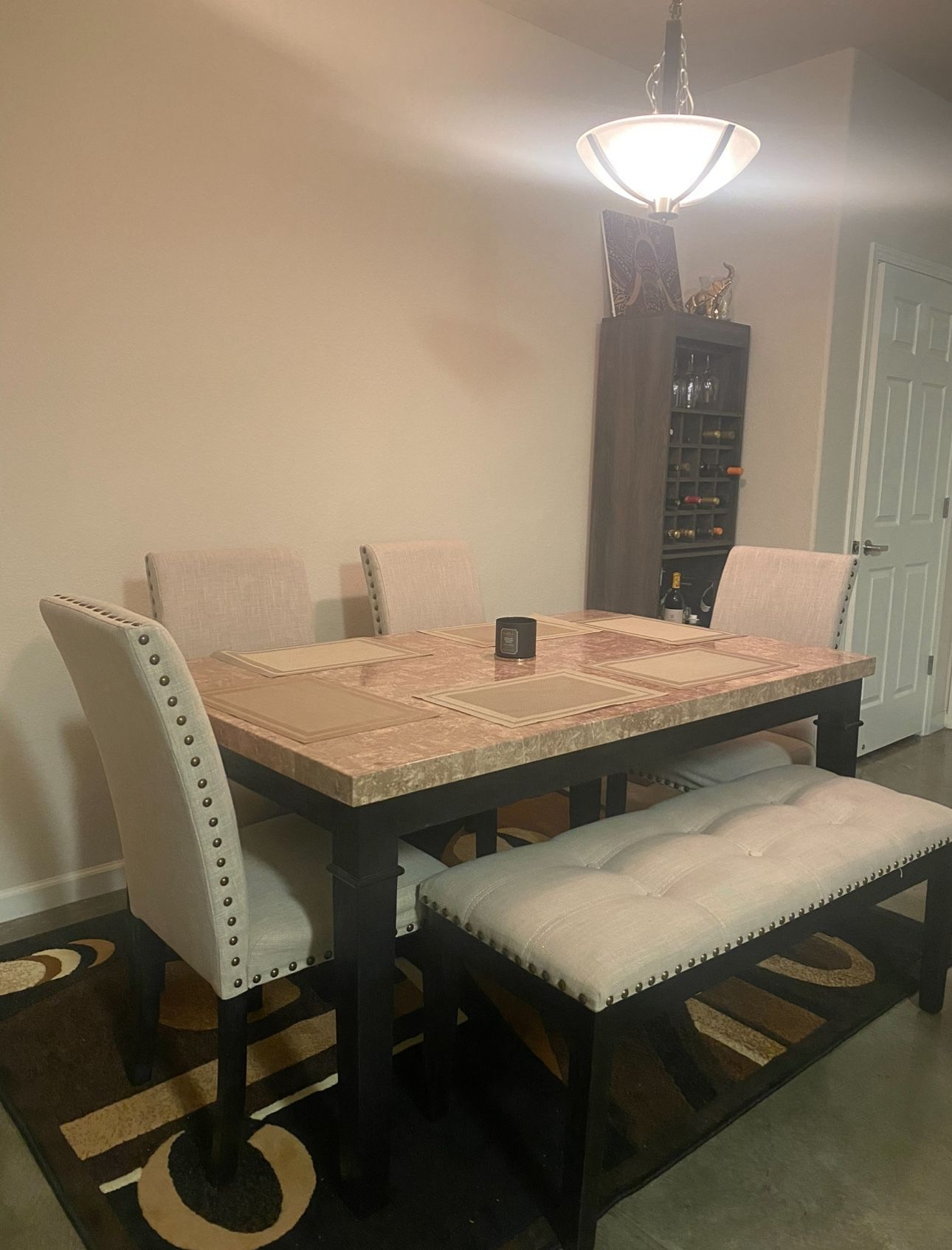 Dining table Set (seats 6)
