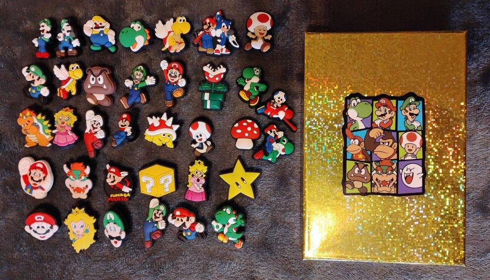 Super Mario Jibbitz W Box lot