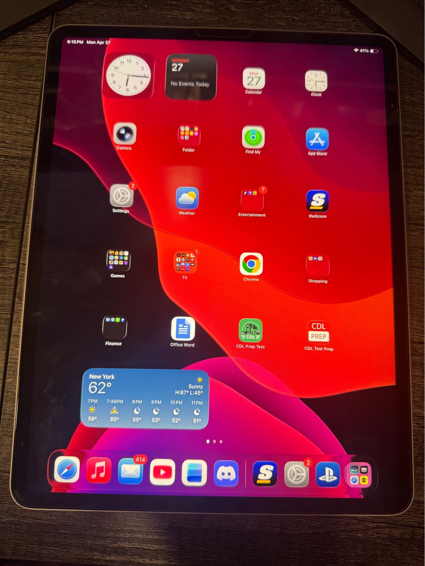 Ipad Pro 12.9” 4th Generation
