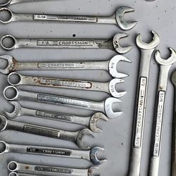 15 Good CRAFTSMAN WRENCHES 