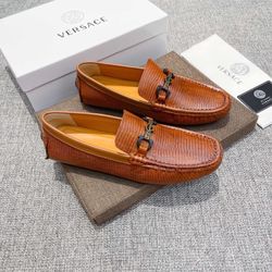 Versace Men’s Leather Shoes With Box 2026 New 