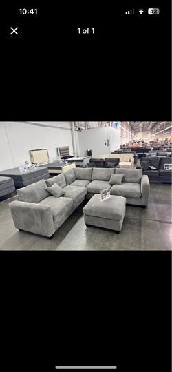 Grey sectional