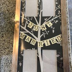 Just Married Wall Decor 