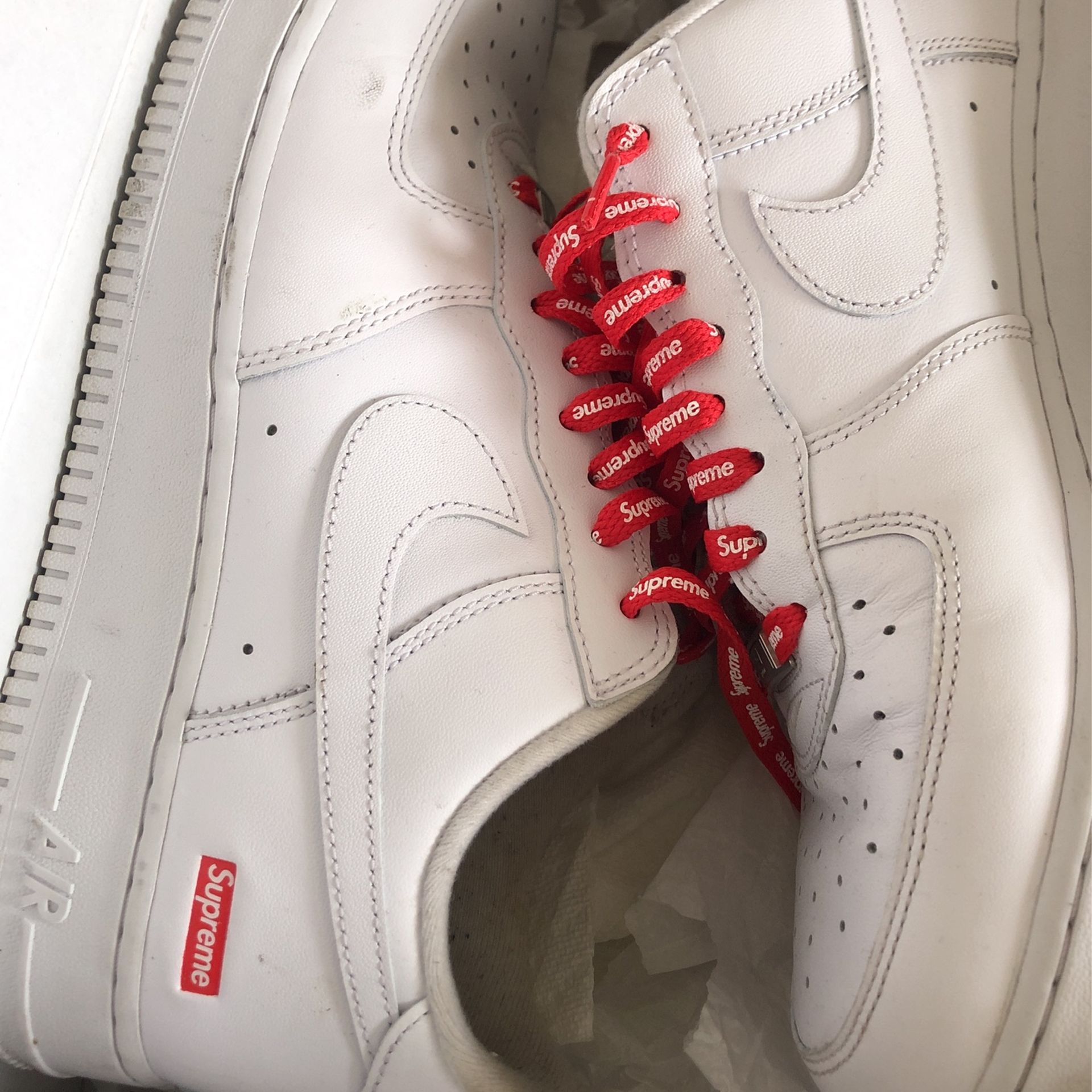 Supreme AF1 Men 9.5 With Box