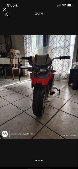 Kids Ride-On Motorcycle with Training Wheels