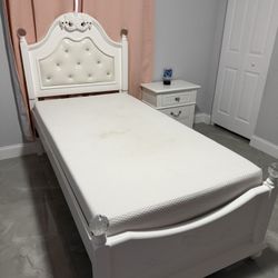 Twin Size Bed With Mattress 
