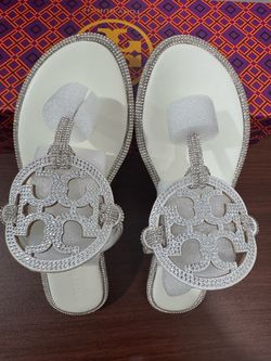 Tory Burch Crystal Miller sandals