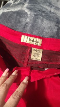 Women's Red Stretch Jeans $10