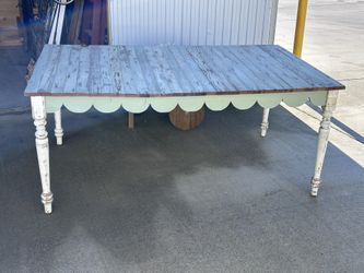 Rustic Cottage Style Dining Table