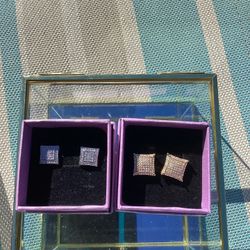 Diamond Stud Earrings 