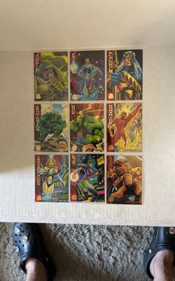 1994 Fleer Marvel Universe Lot If 9 Cards