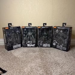 NECA Teenage Mutant Ninja Turtles X Universal Monsters: Mutant Monster Mash 4pk